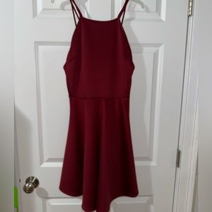 Maroon dress
